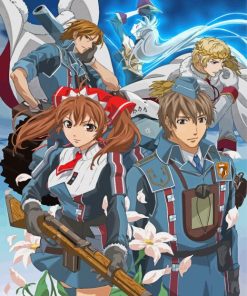 Valkyria Chronicles Characters Paint By Numbers