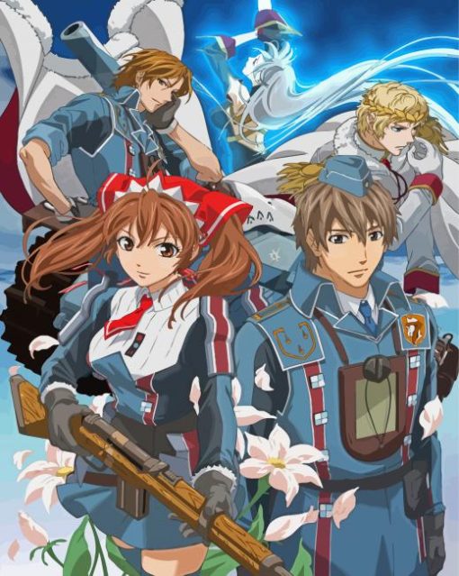 Valkyria Chronicles Characters Paint By Numbers