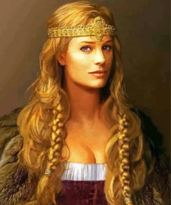 Viking Woman Art Paint By Numbers