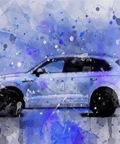 Volkswagen Touareg Car Art Paint By Numbers