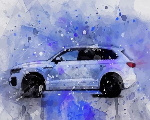 Volkswagen Touareg Car Art Paint By Numbers