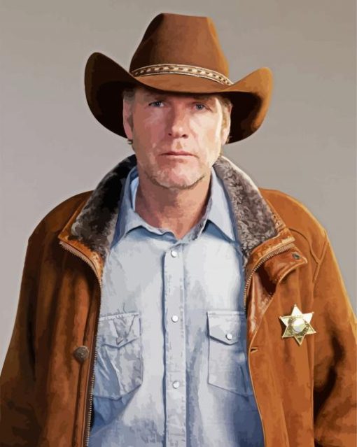 Walt Longmire paint by number