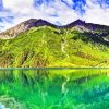 Zakopane Mountains Water Reflection paint by number