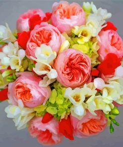 Aesthetic Wedding Flowers paint by number