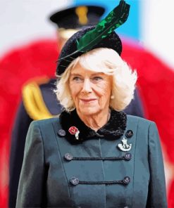 Aesthetic Camilla Parker Bowles paint by number