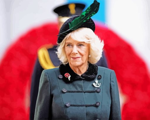 Aesthetic Camilla Parker Bowles paint by number