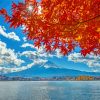 Beautiful Japan Autumn View paint by number