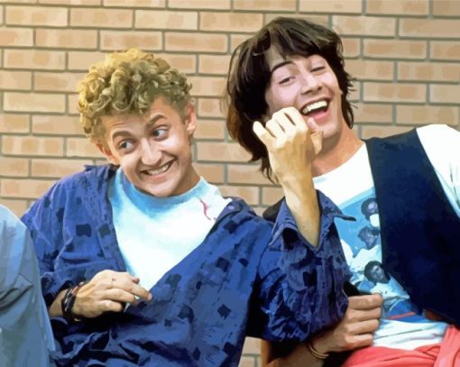 Bill And Ted Paint by number