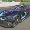 Black Bmw M8 Gte Cartoon Paint By Numbers