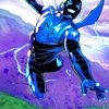 Blue Beetle Superhero Paint By Numbers