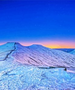 Brecon Beacons National Park At Night paint by number