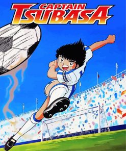 Captain Tsubasa Manga paint by number