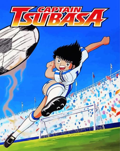 Captain Tsubasa Manga paint by number