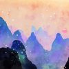 China Karst Mountains Art paint by number