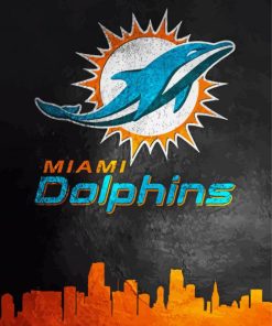 Miami Dolphins Paint By Numbers