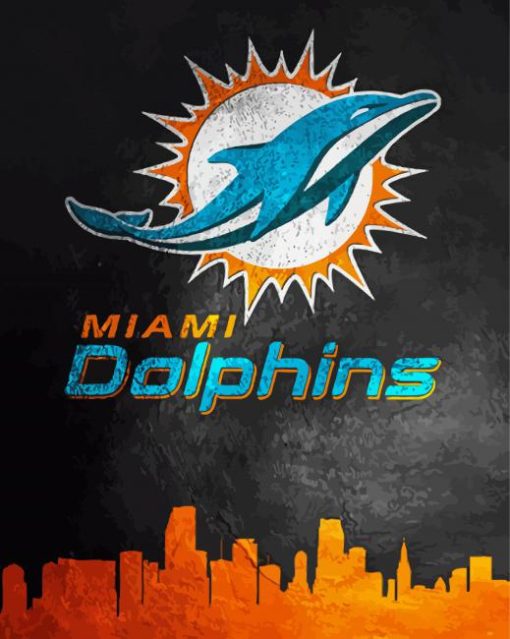 Miami Dolphins Paint By Numbers