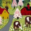 Farm Cows By Maud Lewis Paint By Numbers