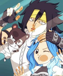 Gajeel Anime Paint By Numbers