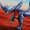 Garchomp pokemon Go Paint By Numbers