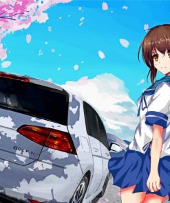 Golf Anime Car Paint By Numbers