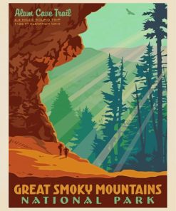 Great Smoky Mountains Paint By Number