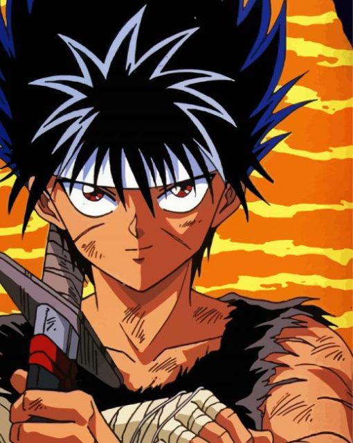 Hiei Art paint by number