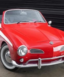 Karmann Ghia Paint By Numbers