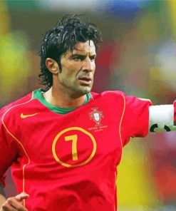 Luis Figo paint by number