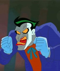 Mad Animated Joker Paint By Numbers