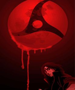 Mangekyou Sharingan paint by number