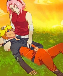 Naruto And Sakura Paint By Numbers