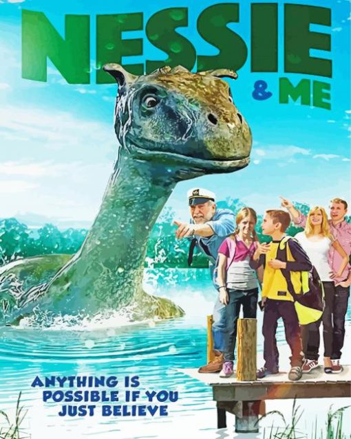 Nessie And Me Movie Poster paint by number