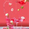 Rose Drink Glasses paint by number