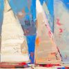 Sailboat Ghosts Art Paint By Numbers