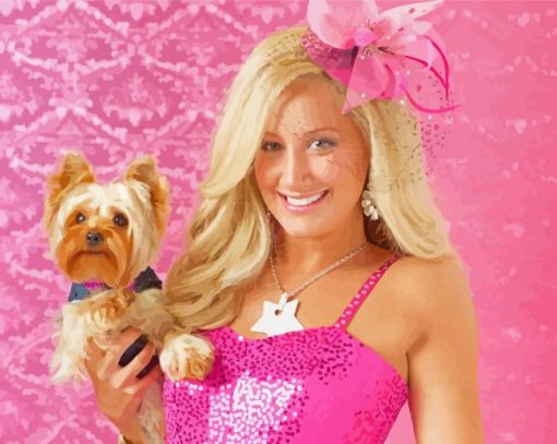 Sharpay Evans And Dog paint by number