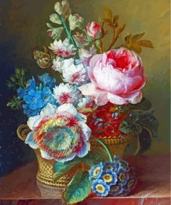 Still Life Cabbage Rose Art paint by number