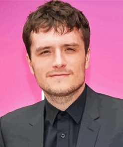 The American Actor Josh Hutcherson paint by number