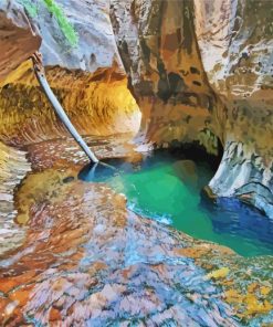 The Subway Zion National Park Paint By Numbers