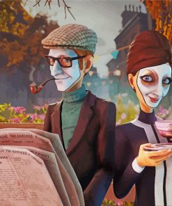 We Happy Few Game Characters paint by number