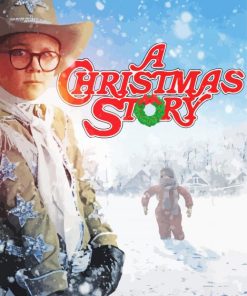 A Christmas Story Cover Paint By Numbers