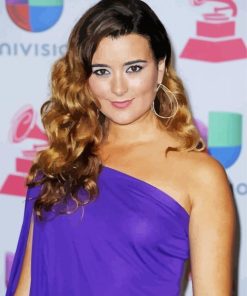 Actress Cote De Pablo Paint By Numbers