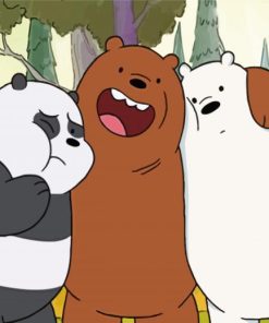 We Bare Bears Paint By Numbers