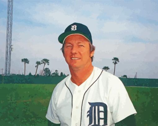 Albert William Kaline Paint By Numbers