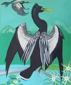 Anhinga Birds Paint By Numbers