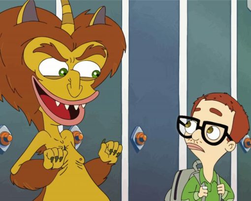 Big Mouth TV Serie Characters Paint By Numbers