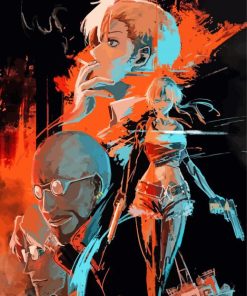 Black Lagoon Anime Poster Art Paint By Numbers