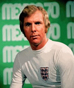 Bobby Moore Football Player Paint By Numbers