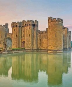 Bodiam Castle Paint By Numbers