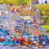 Cadgwith Cove Cornwall Paint By Numbers