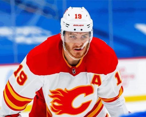 Calgary Flames Player Paint By Numbers